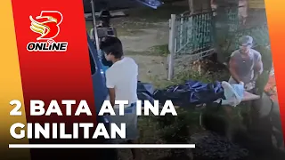 2 bata at ina ginilitan sa Calbayog City, Samar