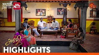 Aruvi - Highlights | 13 April 2024 | Tamil Serial | Sun TV