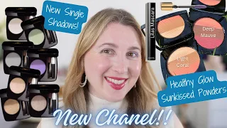 CHANEL Ombre Essentielle Eyeshadows, Lilas Mascara, & Les Beiges Healthy Glow Sunkissed Powders