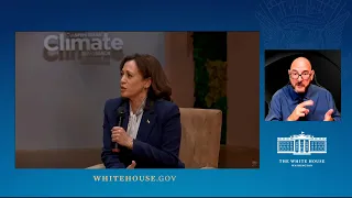 Vice President Harris Participates in a Moderated Conversation Focused on Climate