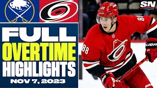 Buffalo Sabres at Carolina Hurricanes | FULL Overtime Highlights - November 7, 2023