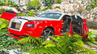 НАШЕЛ ЗАБРОШЕННЫЙ РОЛЛС РОЙС В ЛЕСУ! ДЕЛАЮ ДОРОГОЙ РЕМОНТ ROLLS-ROYCE WRAITH НА RADMIR GTA 5 RP!