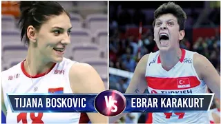 Ebrar Karakurt vs. Tijana Boskovic | Eczacıbaşı Vitra vs THY | Türkey Volleyball League 2021