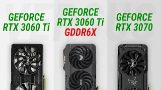 GeForce RTX 3060 Ті GDDR6X vs RTX 3060 Ti GDDR6 vs RTX 3070 vs RX 6700 XT: Test in 10 games at 1440p