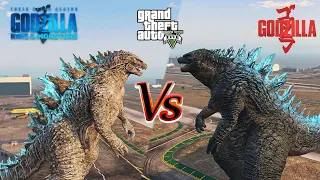 Godzilla 2021 Vs. Godzilla 2014 | King Godzilla - GTA 5