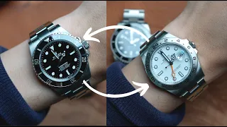 Comparison: Rolex Submariner Vs Rolex Explorer II