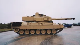 Discover Leopard 1 tank modernization fitted with Belgian John Cockerill 3105 105mm weapon station