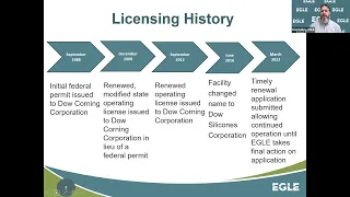 Public Hearing Dow Silicones Corporation Hazardous Waste Facility Operating License Renewal 9.14.23