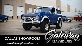 1975 Ford Bronco Sport For Sale Gateway Classic Cars Dallas #1243