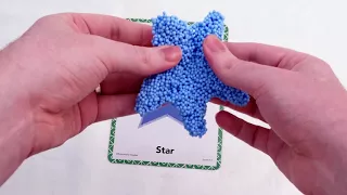 Learn Shapes Circle Star Square with Sculpting DIY Foam Learning Foam Beads