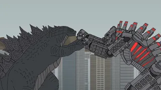 Godzilla vs Mechagodzilla - Part 1 | Animation