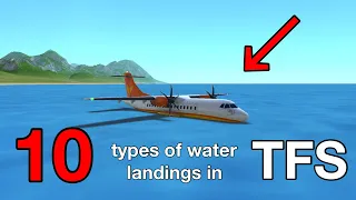 10 types of water landings in TFS