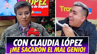 Entrevistando a la alcaldesa le sacaron el malgenio a Jhovanoty.