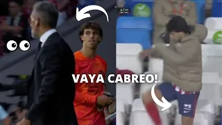 BOMBA! JOAO FELIX EXPLOTA Y LANZA EL PETO DELANTE DE SIMEONE!