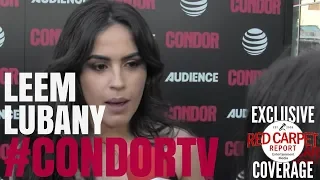 Leem Lubany interviewed at premiere of #CondorTV spy thriller on #AUDIENCEnetwork #NowStreaming