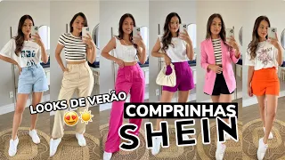COMPRINHAS DE VERÃO SHEIN | alfaiataria, jeans, T-shirt… Chegou com 11 dias😱😍