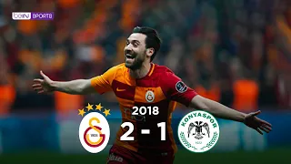 Galatasaray 2 - 1 Atiker Konyaspor | Maç Özeti | 2017/18