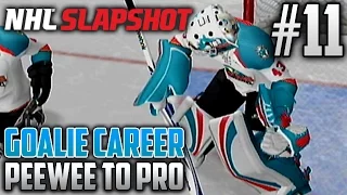 NHL Slapshot (Wii) | Peewee to Pro (Goalie Career) | EP11 | ALWAYS BLOWING IT LATE IN THE GAME