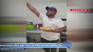 Venezolano se queja de la gastronomía peruana