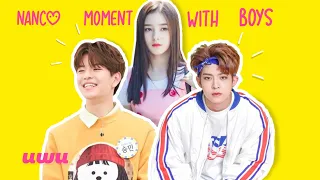 momoland nancy with boys | moments