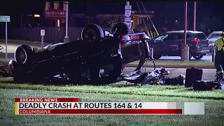 Rollover crash kills driver in Columbiana