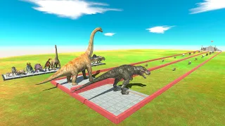 Dinosaur Animal Eating Tournament - Animal Revolt Battle Simulator