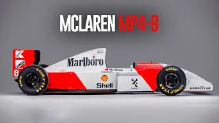 Mclaren MP4/8 - O carro mais avançado que Senna pilotou.