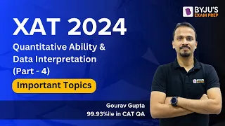 XAT 2024 Important Topics | Quantitative Ability & Data Interpretation | Part 4 | #xat2024 #xatexam