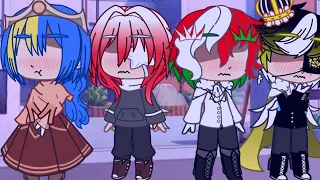 One kiss meme|countryhumans|Есть шипы