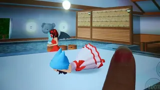 [ old work] Stuck in sticky glue trap for Sakura School Simulator [1]