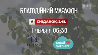 Приєднуйтесь до благодійного марафону Сніданку вже 1 червня