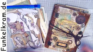 JunkJournal Mega Steampunk JunkJournal Bastelset