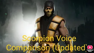 Scorpion Voice Comparison (Updated) Reaction