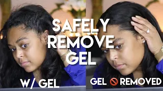 HOW I GENTLY REMOVE GEL FROM MY STRAIGHT HAIR | Danielle Renée