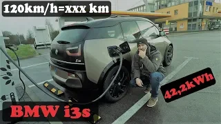 BMW i3s 120ah (42,2kWh) - Winterreichweite Autobahn