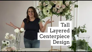 The Social Rose, Designer Series - Episode 2 Tall #Centerpiece #florist #weddings #howto