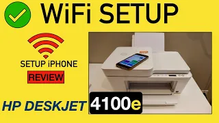 HP DeskJet 4100e WiFi Setup, Review.