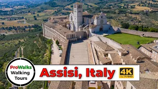 Assisi, Italy 2019 Walking Tour (4K/60fps)