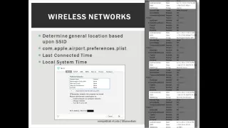 SANS DFIR WEBCASTS - Analysis and Correlation of Macintosh Logs