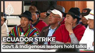 Ecuador strike: Government and indigenous leaders hold talks