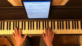 Everybody Everybody - main riff piano tutorial, both hands