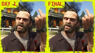 GTA V Day One vs Final Patch PS3 Frame Rate Test