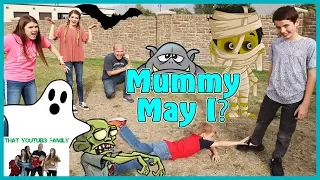 PLAYGROUND WARS! - Mother May I Halloween - Mummy May I / That YouTub3 Family I The Adventurers
