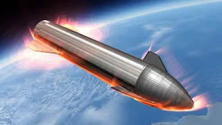 KSP Starship Successful Re-entry + Landing