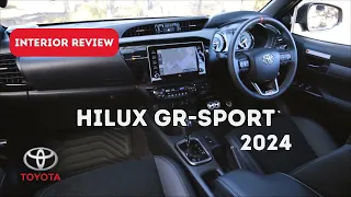 2024 HILUX GR SPORT INTERIOR REVIEW