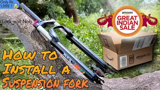 How to install New Suspension Fork in any #mtb  Bicycle || Best Price @about_MTB