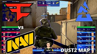 FaZe vs NaVi - DUST2 MAP 1 - BLAST Premier Spring Groups 2021 | CSGO