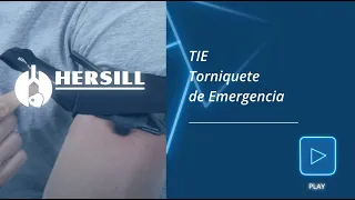 TIE Torniquete de Emergencia - cómo aplicar un torniquete en brazos y piernas