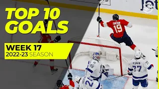 The Best NHL Goals of Week 17 | Tkachuk, Benn, Crosby and Ovechkin | 2022-23 Season