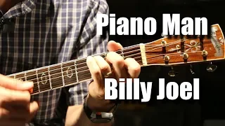 Piano Man - Billy Joel - Intro Guitar Lesson